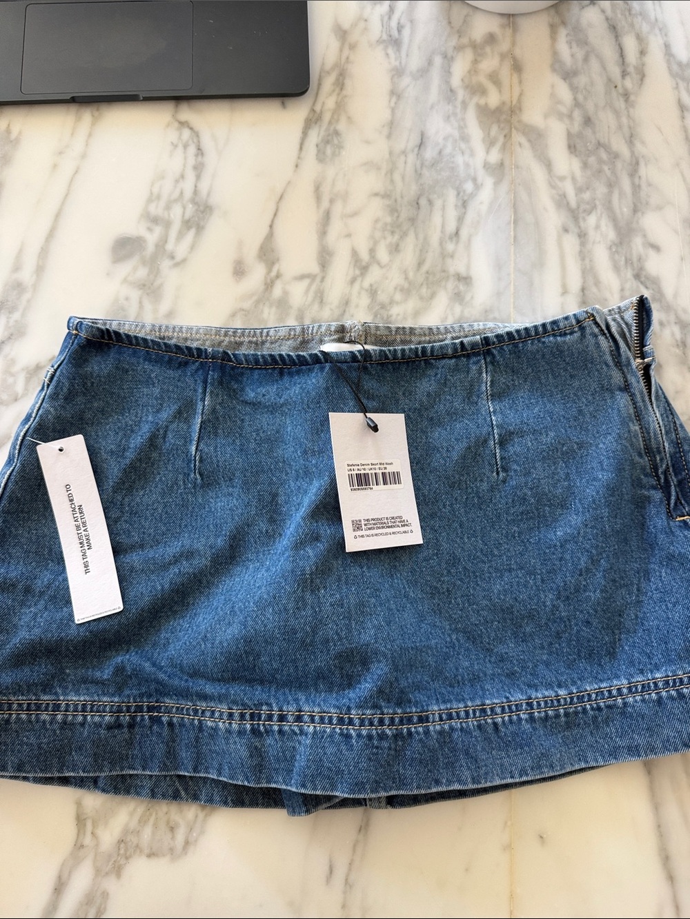 Princess Polly Classic Blue Denim Mini Skirt